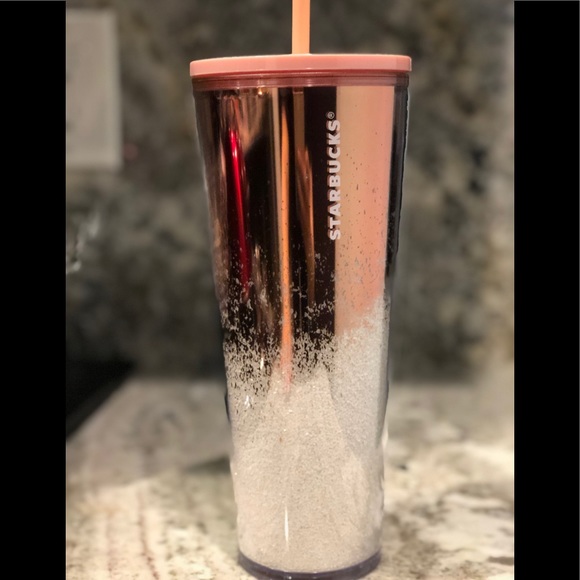 Starbucks Accessories - Starbucks Tumbler 🎀Rose Gold🎀